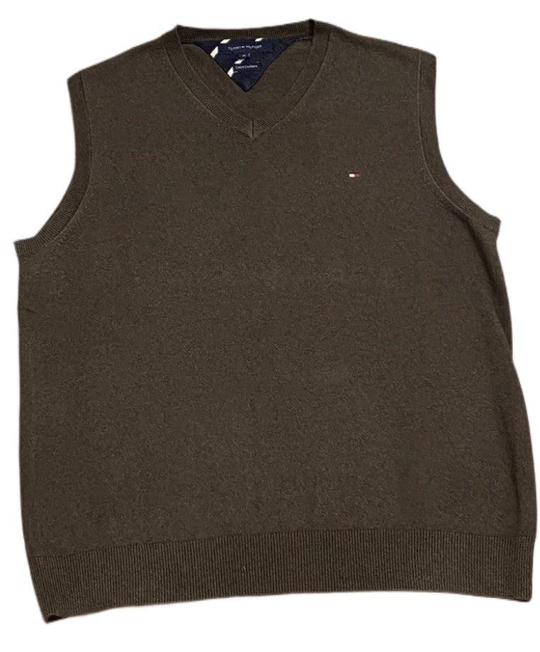 Tommy hilfiger kamizelka 100% bawełna i kaszmir