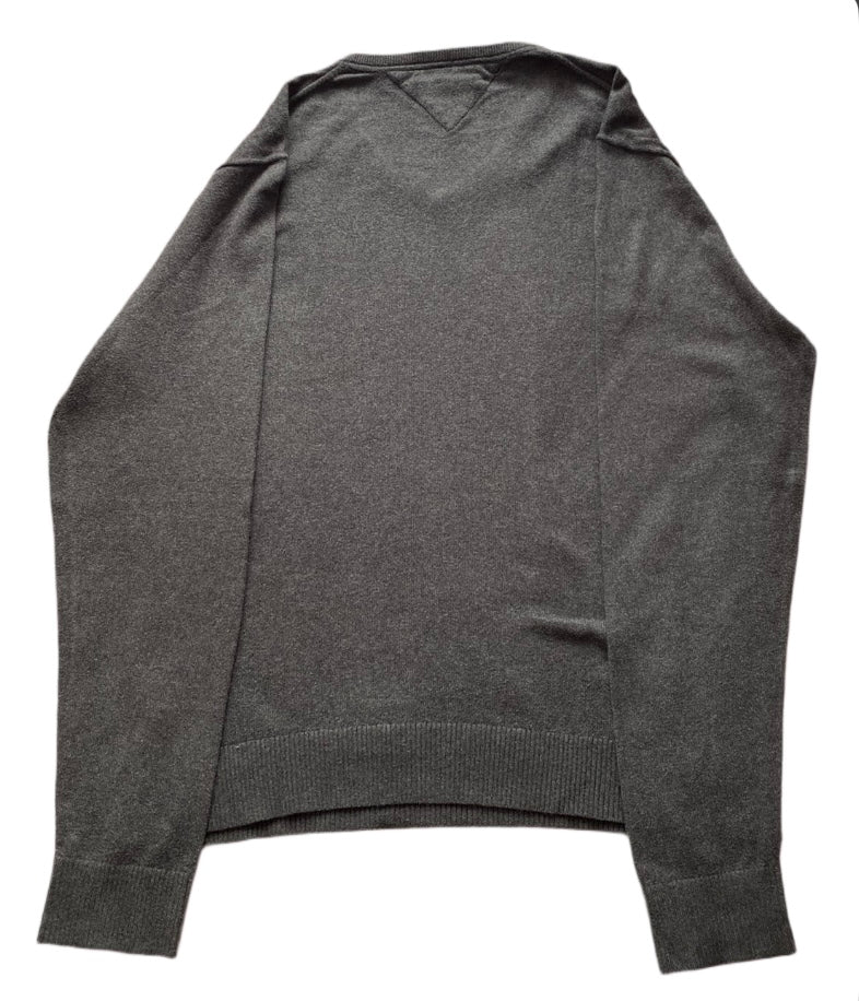 Sweter tommy hilfiger, bawełna pima, kaszmir