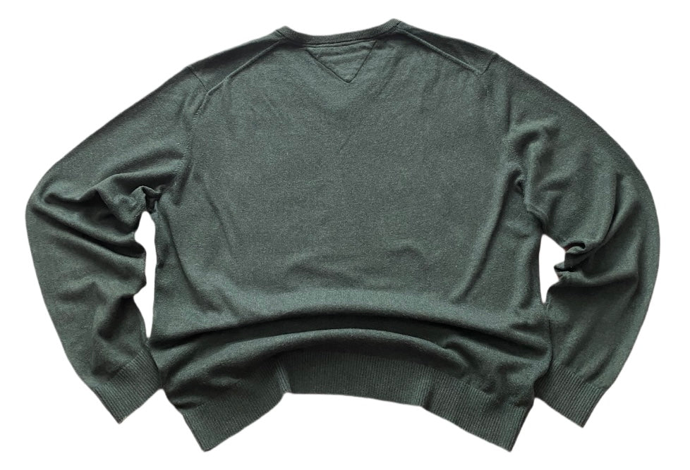 Sweter tommy hilfiger, bawełna pima, kaszmir